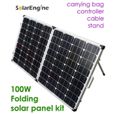 100W All-In-One Folding Solar Panel Kit