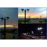 Solar Powered Street / Path LED Light - 1800 Lumen - 12W