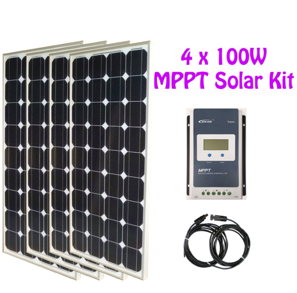 400W Mono MPPT Solar Panel Kit