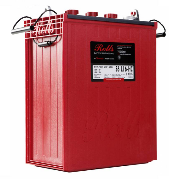 Rolls Surrette S6 L16 HC 6V Battery