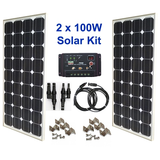 200W Mono Solar Panel Kit