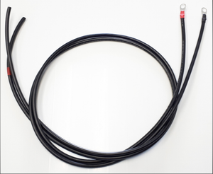 5' #6 Charge Controller Cables with Lugs (Pair)