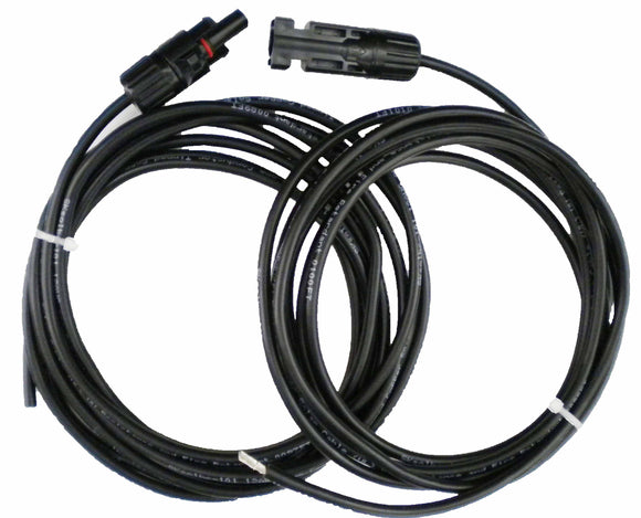 #10 PV Cables with Connectors (pair)