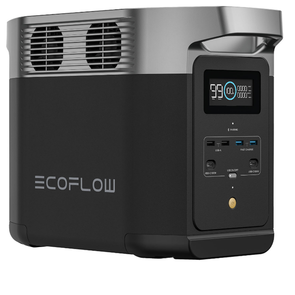EcoFlow DELTA 2 Max Smart Generator Extra Battery 2048Wh for Outdoor, LFP